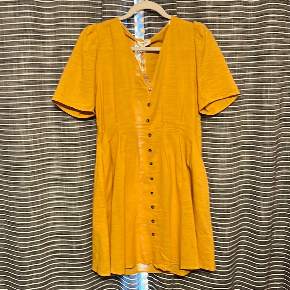 Umgee size L yellow dress